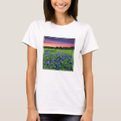 Blumen | Bluebonnets bei Sunset Texas T-Shirt (Vorderseite)