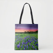 Blumen | Bluebonnets bei Sunset Texas Tasche (Vorderseite)