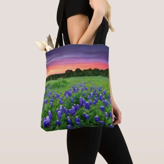 Blumen | Bluebonnets bei Sunset Texas Tasche (Von Nahem)