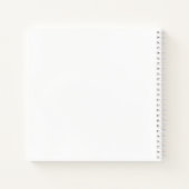 Blumen blühen Hochzeit Gästebuch Notizblock (Rückseite)