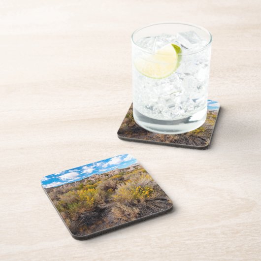 Blumen | Blühende Sagebrush Kalifornien Getränkeuntersetzer (Rechte Seite)