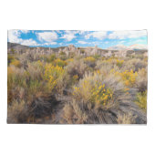 Blumen | Blühende Sagebrush Kalifornien Kissenbezug (Rückseite)