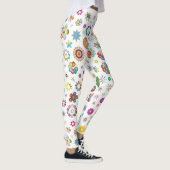 Blumen Blume Frühling Sommer bunte Kunst Leggings (Rechts)