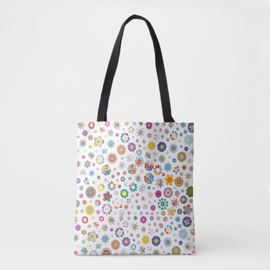 Blumen Blume Frühling Sommer bunte Kunst Tasche (Vorderseite)