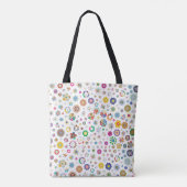 Blumen Blume Frühling Sommer bunte Kunst Tasche (Rückseite)