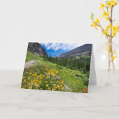 Blumen | Blume Montana Karte (Gelbe Blume)