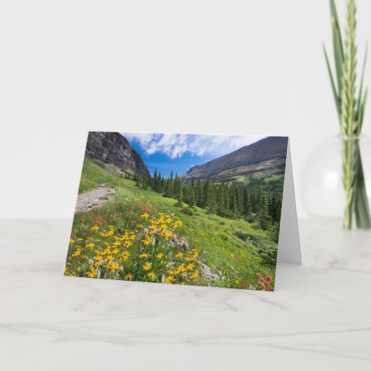 Blumen | Blume Montana Karte (Vorderseite)