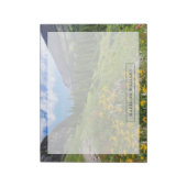 Blumen | Blume Montana Notizblock (Rotiert)