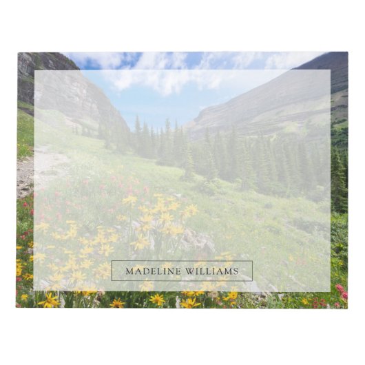 Blumen | Blume Montana Notizblock (Vorderseite)