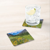 Blumen | Blume Montana Rechteckiger Pappuntersetzer (Vor Ort)