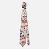 Blumen Blumen Design Krawatte (Vorderseite)