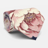 Blumen Blumen Design Krawatte (Gerollt)