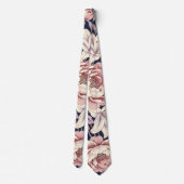 Blumen Blumen Design Krawatte (Rückseite)