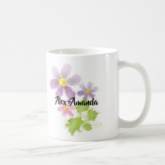 Blumen-Blumen-Mosaik 2 Kaffeetasse (Rechts)