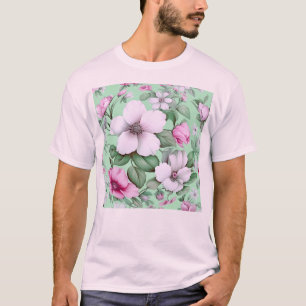 Blumen Blumen Pastellfarbe Garten Naturliebhaber T-Shirt