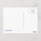 Blumen, Blumen Überall Postkarte (Rückseite)