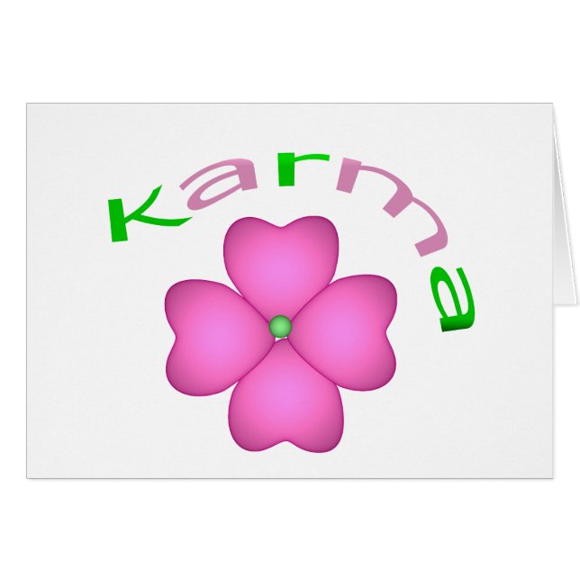 Blumen-Blumenblatt - Karma (Vorderseite (Horizontal))