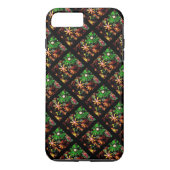Blumen-Blumenmode deckte Case-Mate iPhone Hülle (Rückseite)