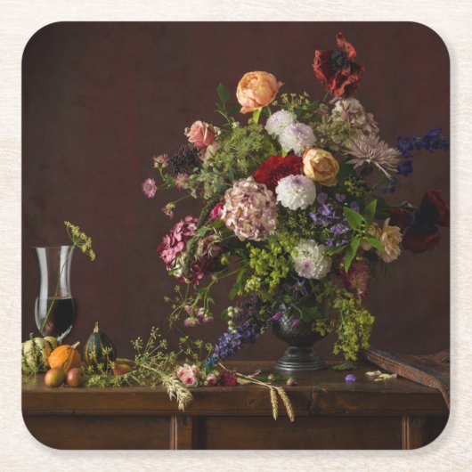 Blumen | Blumenordnung Rechteckiger Pappuntersetzer (Vorderseite)