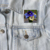 Blumen-Blumenstrauß-Knopf Button (Beispiel)