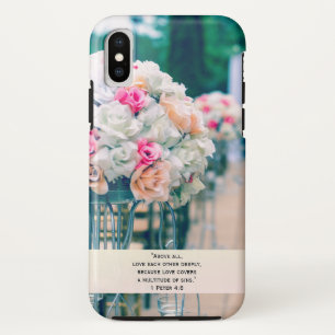 Blumen-Blumenstrauß-Liebe-und Case-Mate iPhone Hülle