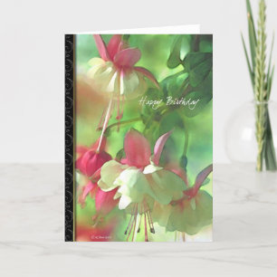 Blumen Blüten Blumenblüten Geburtstagskarte Karte