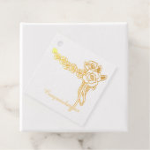 Blumen Blüten Glückwünsche Geschenkanhänger (Mit Box)