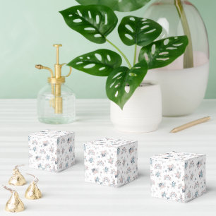 Blumen-Boho-Nahtloses Muster Geschenkschachtel