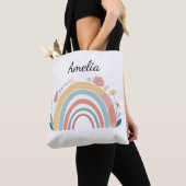 Blumen-Boho-Regenbogen-Allover-Print-Tasche Tasche (Von Nahem)