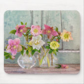 Blumen | Bohrlöcher in Vasen Mousepad (Vorne)
