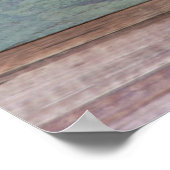 Blumen | Bohrlöcher in Vasen Poster (Ecke)