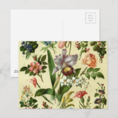 Blumen Botanicals Postkarte (Vorne/Hinten)