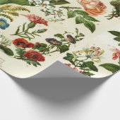 Blumen Botanik Geschenkpapier (Ecke)