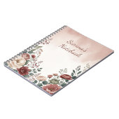Blumen Botanik Notizbuch Cottagecore Tagebuch (Linke Seite)