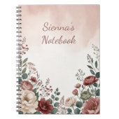 Blumen Botanik Notizbuch Cottagecore Tagebuch (Vorderseite)