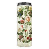 Blumen Botanik Thermosbecher (Rückseite)