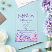 Blumen-Botanische Brautdusche Acryleinladungen (In Situ (Hochzeit))