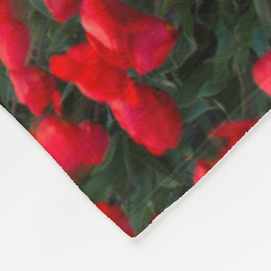 Blumen | Botanischer Garten Holland Fleecedecke (Ecke)