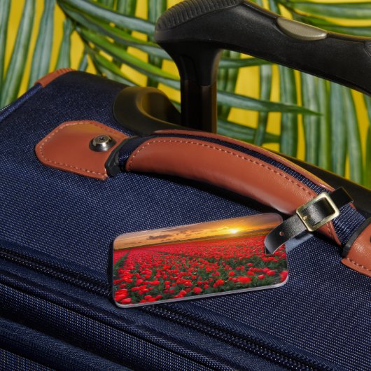 Blumen | Botanischer Garten Holland Gepäckanhänger (Vorderseite Insitu 3)