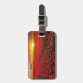 Blumen | Botanischer Garten Holland Gepäckanhänger (Vorderseite vertikal)