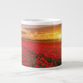 Blumen | Botanischer Garten Holland Jumbo-Tasse (Vorderseite)