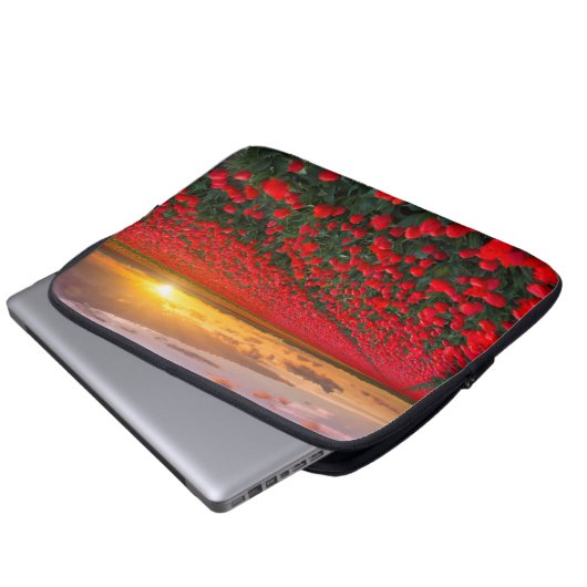 Blumen | Botanischer Garten Holland Laptopschutzhülle (Vorne Knopf)