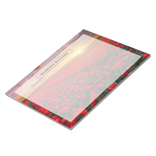 Blumen | Botanischer Garten Holland Notizblock (angewinkelt)