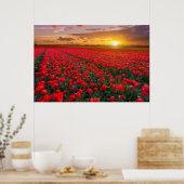 Blumen | Botanischer Garten Holland Poster (Küche)