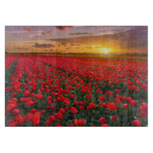 Blumen | Botanischer Garten Holland Schneidebrett (Vorderseite)