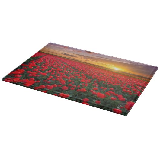 Blumen | Botanischer Garten Holland Schneidebrett (Ecke)