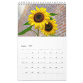 Blumen Botanischer Garten Illustrations Kalender (Mär 2027)
