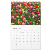 Blumen Botanischer Garten Illustrations Kalender (Feb 2027)