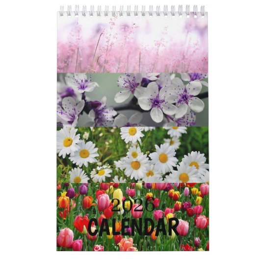 Blumen Botanischer Garten Illustrations Kalender (Titelbild)