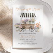 Blumen-Brautparty vom Markt Einladung